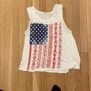 American flag tank